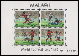 Malawi 1986 - Mi-Nr. Block 66 ** - MNH - Fußball / Soccer - Malawi (1964-...)