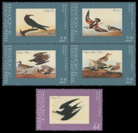 Mikronesien 1985 - Mi-Nr. 40-44 ** - MNH - Vögel / Birds - Audubon - Micronésie