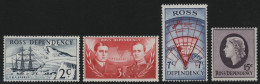 Ross-Gebiet 1967 - Mi-Nr. 5-8 ** - MNH - Freimarken / Definitives (I) - Unused Stamps
