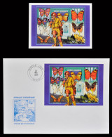 Zentralafrikanische Rep. 1995 - Mi-Nr. Block 571 A ** - MNH - & FDC - Pfadfinder - Centrafricaine (République)