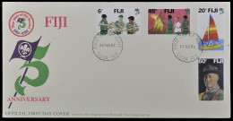 Fidschi 1982 - Mi-Nr. 452-455 - FDC - Pfadfinder / Scouts - Fiji (...-1970)