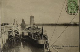 Oostende - Ostende // Bateau D'excursion - Estacade 1911 Ed. Le Bon - Oostende