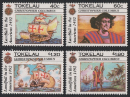 Tokelau 1992 - Mi-Nr. 188-191 ** - MNH - Schiffe / Ships - Columbus - Tokelau