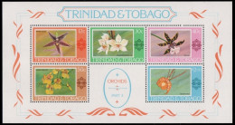 Trinidad & Tobago 1978 - Mi-Nr. Block 23 ** - MNH - Orchideen / Orchids - Trinité & Tobago (1962-...)