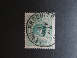 Nr 45 - Centrale Stempel "Flénu-Produits" - Coba + 8 - 1869-1888 León Acostado