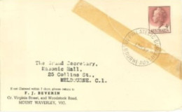 AUSTRALIA - 1957, STAMP COVER TO MELBOURNE. - Brieven En Documenten