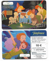 Spain Disney's Peter Pan, Chip Phone Card, No Value # Peterpan-2 - Disney