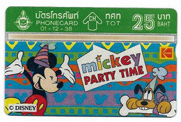 Thailand, Disney Characters, 25 Baht, Phone Card, Mint Condition, # Tailandia-1 - Disney