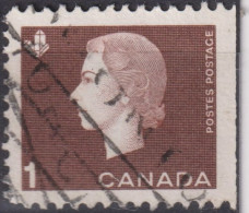 1963 Kanada ° Mi:CA 348Exr, Sn:CA 401asR, Queen Elizabeth II - 1962-63 - Cameo Issue - Used Stamps