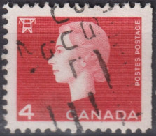 1963 Kanada ° Mi:CA 351Exr, Sn:CA 404asR, Yt:CA 331ndd, Queen Elizabeth II - 1962-63 - Cameo Issue - Used Stamps