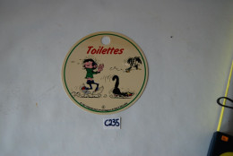 C235 Objet Publicitaire - Gaston Lagaffe - Toilettes - 1991 - Altri & Non Classificati