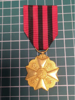 MEDAILLE DE DECORATION CIVIQUE (MERITE) 1 ERE CLASSE, ADMINISTRATIF, BELGIQUE - Belgio