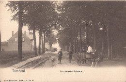 TURNHOUT CA. 1905 HONDENKAR EN TRAM STOOMTRAM OP DE CHAUSSEE D'ANVERS - ATTELAGE DE CHIEN VICINAL - Turnhout