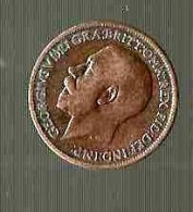 GEORGES V 1 Farthing 1917 - Autres & Non Classés