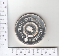 CR1717 MONEDA AUSTRALIA 1 DÓLAR 1989 ONZA PLATA - Otros & Sin Clasificación