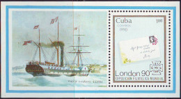 CUBA - KUBA - SHIPS SAILING BOATS LONDON - **MNH - 1990 - Ongebruikt
