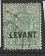 British Levant  British Currency  1905  SG  L1  1/2d  Fine Used - Levante Británica