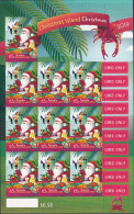 Christmas Island 2019 Christmas Sc ?  Mint Never Hinged Foil Sheet - Christmas Island