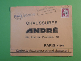 DF11 ALGERIE E.A   BELLE LETTRE  1962 SETIF  A PARIS FRANCE +PUB ANDRé +EA SURCHARGE SANS POINT .  DECARIS S ++ - Briefe U. Dokumente