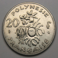 Polynésie Française, 20 Francs République Française, IEOM, 1997 - Polynésie Française