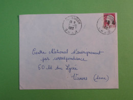 DF11 ALGERIE E.A   BELLE LETTRE  1962 ORAN A VANVES  FRANCE + +EA SURCHARGE SANS POINT .  DECARIS S ++ - Brieven En Documenten
