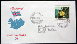 Iceland 1981  MiNr.572  FDC   ( Lot 6128 )MN COVER - FDC