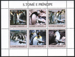 São Tomé & Príncipe 2003 - Mi-Nr. 2055-2060 ** - MNH - Pinguine / Penguins - Sao Tome Et Principe