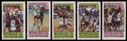 Zentralafrikanische Rep. 1979 - Mi-Nr. 653-657 A ** - MNH - Olympia - Centrafricaine (République)