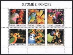 São Tomé & Príncipe 2003 - Mi-Nr. 2085-2090 ** - MNH - Vögel / Birds - Sao Tome Et Principe