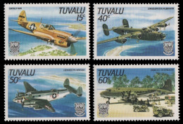 Tuvalu 1985 - Mi-Nr. 304-307 ** - MNH - Flugzeug / Airplane - Tuvalu