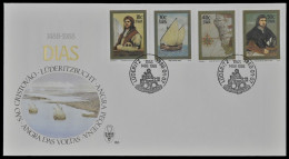 Südwestafrika 1988 - Mi-Nr. 617-620 - FDC - Schiffe / Ships - Swaziland (1968-...)