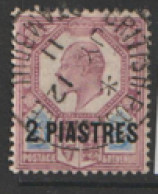 British Levant Turkish  Currency  1911  SG 30  2piastre Fine Used - Brits-Levant