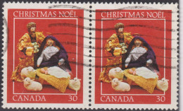 1982 Kanada ° Mi:CA 859, Sn:CA 973, Yt:CA 824, Weihnachten 1982, Krippenszene - Gebraucht