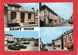 Saint Ouen -(80.Somme) -CPSM Grand Format Année 1959  La MAIRIE Charcuterie Multivues ,EDIT S P A D E M - Saint Ouen