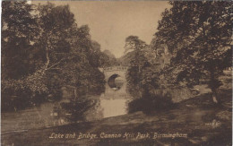 Lake And Bridge Cannon Hill Park Birmingham - Birmingham