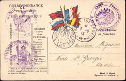 602839 | Elsass, Feldpostkarte Mit Deutschen Und Französischen Dienstsiegeln | Thann;Haut-Rhin (F 68800 Frankreich), Moo - Covers & Documents