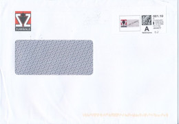 Schweiz Schmitten Webstamp (Label) A Standard 2023 1,10 CHF SZ Seit 50 Jahren Zumwalde Bauunternehmen - Covers & Documents