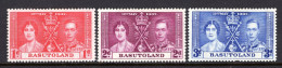 Basutoland 1937 KGVI Coronation Set HM (SG 15-17) - 1933-1964 Crown Colony