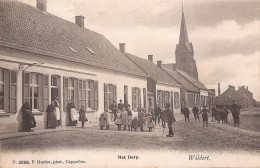 WILDERT ESSEN KALMTHOUT 1907 VEEL MENSEN IN HET DORP MET KERK - ZEER MOOIE ANIMATIE - HOELEN KAPELLEN 3258 - Essen