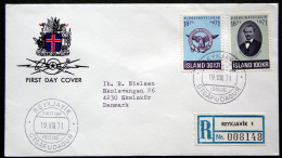 Iceland 1971    Minr.455-56   FDC  (6128 ) - FDC