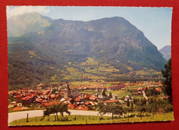 CPSM Grand Format - Ugine -(Savoie) - Sur La Route Des Gorges De L'Arly - Vue Générale - Ugine