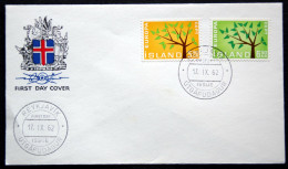 Iceland 1962 EUROPA   Minr. MiNr.364-55   FDC     ( Lot 2003) - FDC