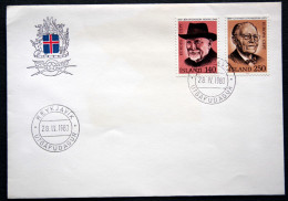 Iceland 1980  EUROPA  MiNr.552-53 FDc To Norway ( Lot 2003 ) - FDC
