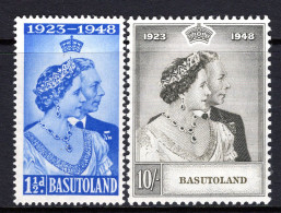 Basutoland 1948 KGVI Royal Silver Wedding Set HM (SG 36-37) - 1933-1964 Crown Colony