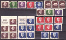 Canada 1962 - ELIZABETH II - Mi 348-352A,C,E,F - USED - Used Stamps