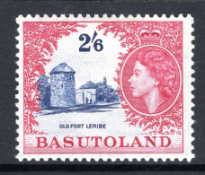 Basutoland 1954-58 QEII Pictorials - 2/6 Old Fort, Leribe HM (SG 51) - 1933-1964 Crown Colony