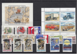 Iceland 1992 - Full Year MNH ** - Années Complètes