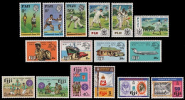 Fidschi 1974 - In Den Hauptnummern Kompletter Jahrgang - ** - MNH - Fiji (...-1970)