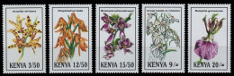 Kenia 1994 - Mi-Nr. 596-600 ** - MNH - Orchideen / Orchids - Kenya (1963-...)