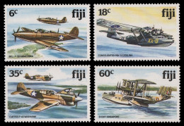 Fidschi 1981 - Mi-Nr. 448-451 ** - MNH - Flugzeuge / Airplanes - Fiji (...-1970)